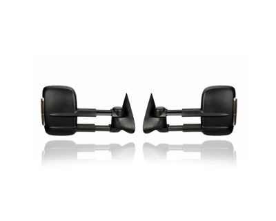 Door Mirror - Compatible/Replacement for '14-15 Chevrolet Silverado/GMC Sierra 1500, 15-16 2500/3500 - Powered, Heated, With Signal Lamp, Extendable Dual Arm Tow - Pair Set - 22820398, 22820397 Door Mirror - Compatible/Replacement for '14-15 Chevrolet Silverado/GMC Sierra 1500, 15-16 2500/3500 - Powered, Heated, With Signal Lamp, Extendable Dual Arm Tow - Pair Set - 22820398, 22820397