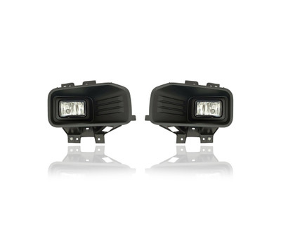 Fog Light Assembly - Compatible/Replacement for '18-20 Ford F-150 XL/XLT/Lariat - Halogen - Pair, Left Driver + Right Passenger Set - JL3Z15200A, JL3Z15201A - CAPA Fog Light Assembly - Compatible/Replacement for '18-20 Ford F-150 XL/XLT/Lariat - Halogen - Pair, Left Driver + Right Passenger Set - JL3Z15200A, JL3Z15201A - CAPA
