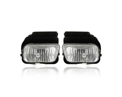Fog Light Assembly - Compatible/Replacement for '03-04 Chevrolet Silverado, 02-06 Avalanche Metal Bumper - Rectangle-Shape - Pair, Left Driver + Right Passenger Set - 15190983, 15190982 - CAPA Fog Light Assembly - Compatible/Replacement for '03-04 Chevrolet Silverado, 02-06 Avalanche Metal Bumper - Rectangle-Shape - Pair, Left Driver + Right Passenger Set - 15190983, 15190982 - CAPA