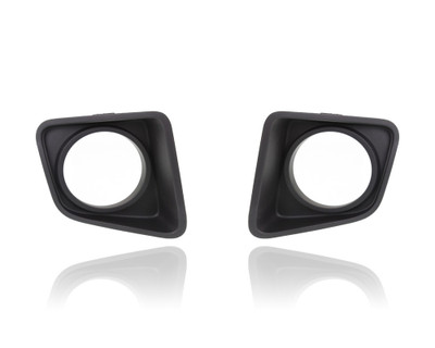 Fog Light Cover - Compatible/Replacement for '14-21 Toyota Tundra - With Fog Lamp Hole, Textured - Pair, Left Driver + Right Passenger Set - 521270C070, 521280C070 Fog Light Cover - Compatible/Replacement for '14-21 Toyota Tundra - With Fog Lamp Hole, Textured - Pair, Left Driver + Right Passenger Set - 521270C070, 521280C070