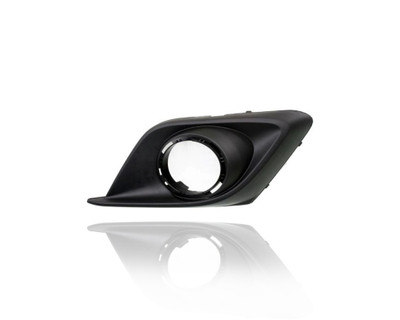 Fog Light Cover - Compatible/Replacement for '14-16 Mazda Mazda3 I/S/Touring/Grand Touring - With Fog Lamp Hole, Black - Right Hand - Passenger - BJE150C11A