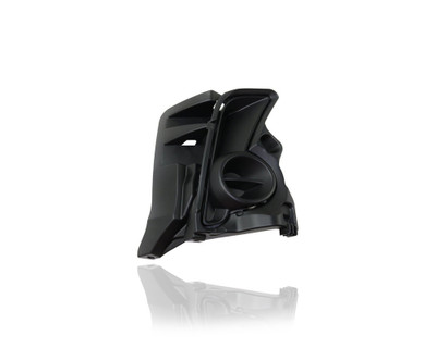 Fog Light Cover - Compatible/Replacement for '17-19 Toyota Highlander/Hybrid LE-Only - Without Hole, Textured Black - Right Hand - Passenger - 520300E040