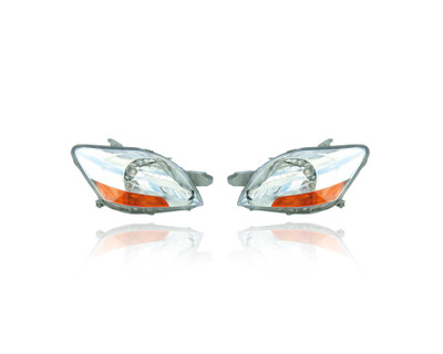 Headlight For 8113052750, 8117052740 07-11 Toyota Yaris Sedan Base Model Without Sport - Pair, Left Driver + Right Passenger Set Headlight For 8113052750, 8117052740 07-11 Toyota Yaris Sedan Base Model Without Sport - Pair, Left Driver + Right Passenger Set