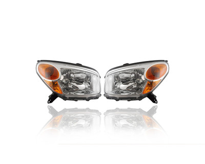 Headlight - Compatible/Replacement for '04-05 Toyota RAV4 - Halogen - Pair, Left Driver + Right Passenger Set - 8110542280, 8110642280 - CAPA Headlight - Compatible/Replacement for '04-05 Toyota RAV4 - Halogen - Pair, Left Driver + Right Passenger Set - 8110542280, 8110642280 - CAPA