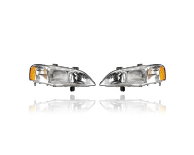 Headlight - Compatible/Replacement for '99-01 Acura 3.2 TL - Pair, Left Driver + Right Passenger Set - 33101S0KA01, 33151S0KA01 Headlight - Compatible/Replacement for '99-01 Acura 3.2 TL - Pair, Left Driver + Right Passenger Set - 33101S0KA01, 33151S0KA01