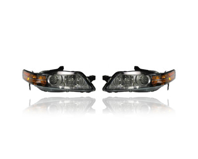 Headlight - Compatible/Replacement for '06-06 Acura TL - HID - Pair, Left Driver + Right Passenger Set - 33101SEPA11, 33151SEPA11 Headlight - Compatible/Replacement for '06-06 Acura TL - HID - Pair, Left Driver + Right Passenger Set - 33101SEPA11, 33151SEPA11