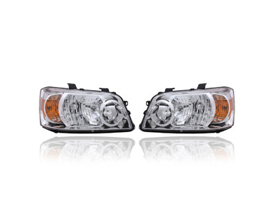 Headlight - Compatible/Replacement for '07-07 Toyota Highlander, 07-07 Highlander-Hybrid - Pair, Left Driver + Right Passenger Set - 8113048550, 8117048550 - CAPA Headlight - Compatible/Replacement for '07-07 Toyota Highlander, 07-07 Highlander-Hybrid - Pair, Left Driver + Right Passenger Set - 8113048550, 8117048550 - CAPA