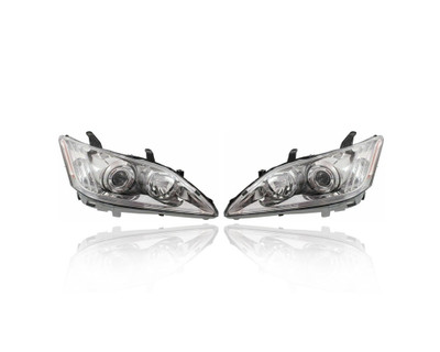 Headlight - Compatible/Replacement for '10-11 Lexus ES350 - Halogen - Pair, Left Driver + Right Passenger Set - 8113033740, 8117033740 - CAPA Headlight - Compatible/Replacement for '10-11 Lexus ES350 - Halogen - Pair, Left Driver + Right Passenger Set - 8113033740, 8117033740 - CAPA