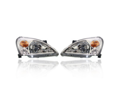 Headlight - Compatible/Replacement for '02-07 Suzuki Aerio - Lens & Housing - Pair, Left Driver + Right Passenger Set - 3512054G00, 3532054G00 Headlight - Compatible/Replacement for '02-07 Suzuki Aerio - Lens & Housing - Pair, Left Driver + Right Passenger Set - 3512054G00, 3532054G00