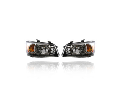 Headlight For 8113048280, 8117048280 04-06 Toyota Highlander, 06-06 Highlander Hybrid - Pair, Left Driver + Right Passenger Set, CAPA Headlight For 8113048280, 8117048280 04-06 Toyota Highlander, 06-06 Highlander Hybrid - Pair, Left Driver + Right Passenger Set, CAPA