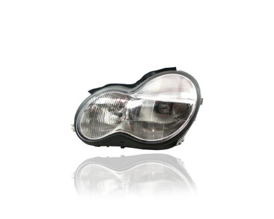 Headlight Assembly - Compatible/Replacement for '01-04 Mercedes-Benz W203 C-Class Sedan/Wagon - Halogen - Left Hand - Driver - 2038200961 Headlight Assembly - Compatible/Replacement for '01-04 Mercedes-Benz W203 C-Class Sedan/Wagon - Halogen - Left Hand - Driver - 2038200961