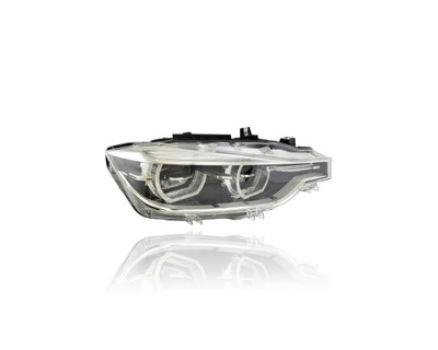 Headlight Assembly - Compatible/Replacement for '16-18 BMW 3-Series/Hybrid/328d/330i/340i Sedan/Wagon - LED Without Adaptive Light System - Right Hand - Passenger - 63117419630 Headlight Assembly - Compatible/Replacement for '16-18 BMW 3-Series/Hybrid/328d/330i/340i Sedan/Wagon - LED Without Adaptive Light System - Right Hand - Passenger - 63117419630