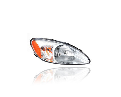 Headlight Assembly - Compatible/Replacement for '00-07 Ford Taurus (Exclude Centennial Edition) - Chrome Bezel - Right Hand - Passenger - 1F1Z13008AA