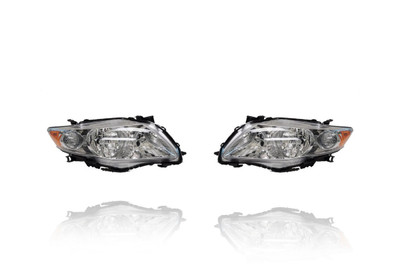 Headlight For 09-10 Toyota Corolla-Japan/Base/LE - Pair, Left Driver + Right Passenger Set - 8113012C20, 8117012C20 Headlight For 09-10 Toyota Corolla-Japan/Base/LE - Pair, Left Driver + Right Passenger Set - 8113012C20, 8117012C20