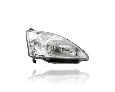 Headlight Assembly - Compatible/Replacement for '02-03 Honda Civic Hatchback SI - Chrome Bezel - Right Hand - Passenger - 33101S5TC01
