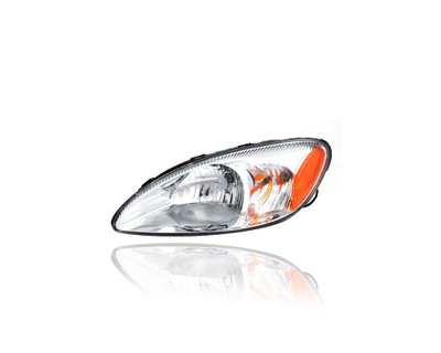 Headlight Assembly - Compatible/Replacement for '00-07 Ford Taurus (Exclude Centennial Edition) - Chrome Bezel - Left Hand - Driver - 1F1Z13008AB