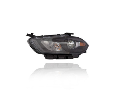 Headlight Assembly - Compatible/Replacement for '16-16 Dodge Dart - Halogen With Black Bezel - Left Hand - Driver - 68292805AA