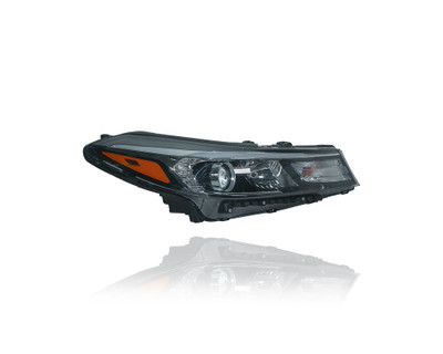 Headlight Assembly - Compatible/Replacement for '17-18 Kia Forte Sedan S/EX, 17-18 Forte5 Hatchback EX/SX - Halogen With LED Daytime Running Light - Right Hand - Passenger - 92102B0710 - CAPA