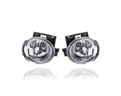 Headlight Assembly - Compatible/Replacement for '11-14 Nissan Juke - Pair, Left Driver + Right Passenger Set - 260101KM0A, 260601KM0A Headlight Assembly - Compatible/Replacement for '11-14 Nissan Juke - Pair, Left Driver + Right Passenger Set - 260101KM0A, 260601KM0A