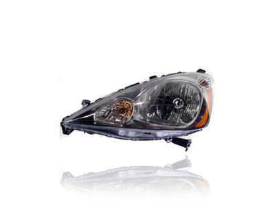 Headlight Assembly - Compatible/Replacement for '09-11 Honda Fit-Sport - Black Interior Bezel - Left Hand - Driver - 33150TK6A11 - CAPA Headlight Assembly - Compatible/Replacement for '09-11 Honda Fit-Sport - Black Interior Bezel - Left Hand - Driver - 33150TK6A11 - CAPA