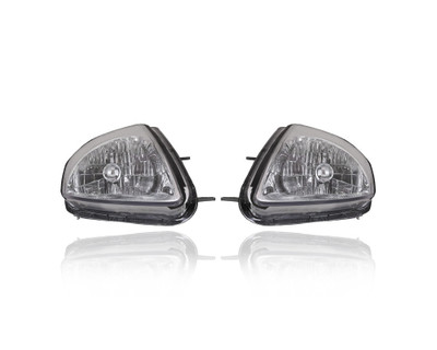 Headlight Assembly - Compatible/Replacement for '02-05 Mitsubishi Eclipse - Pair, Left Driver + Right Passenger Set - MR990820, MR990819 Headlight Assembly - Compatible/Replacement for '02-05 Mitsubishi Eclipse - Pair, Left Driver + Right Passenger Set - MR990820, MR990819