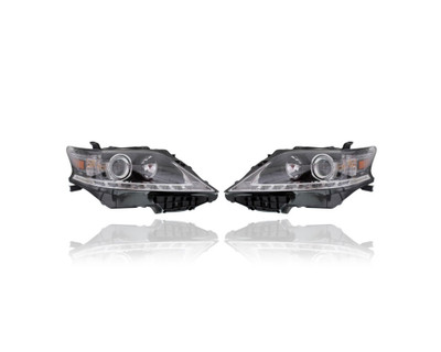 Headlight Assembly - Compatible/Replacement for '13-15 Lexus RX350/RX450h (Canada Built) - Halogen - Pair, Left Driver + Right Passenger Set - 811100E150, 811500E150 - CAPA Headlight Assembly - Compatible/Replacement for '13-15 Lexus RX350/RX450h (Canada Built) - Halogen - Pair, Left Driver + Right Passenger Set - 811100E150, 811500E150 - CAPA