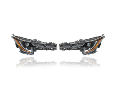 Headlight Assembly - Compatible/Replacement for '20-21 Toyota Corolla Sedan XLE/SE/XSE (North America Built), 20-21 Hybrid-LE - LED High Grade - Pair Set - 8111002S50, 8115002S50
