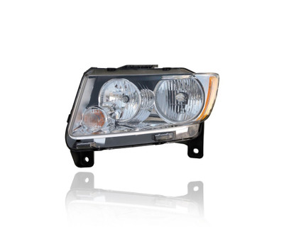 Headlight Assembly - Compatible/Replacement for '11-13 Jeep Grand Cherokee Laredo-Only - Halogen - Left Hand - Driver - 55079379AF - CAPA Headlight Assembly - Compatible/Replacement for '11-13 Jeep Grand Cherokee Laredo-Only - Halogen - Left Hand - Driver - 55079379AF - CAPA