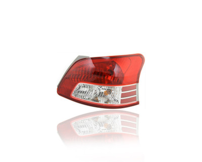 Tail Light - Compatible/Replacement for '07-12 Toyota Yaris Sedan Base-Only - Red Lens - Right Hand - Passenger - 8155152600 - CAPA