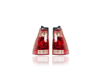 Tail Light - Compatible/Replacement for '03-05 Toyota 4Runner - Lens & Housing - Pair, Left Driver + Right Passenger Set - 8155135310, 8156135270 - CAPA
