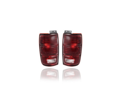 Tail Light - Compatible/Replacement for '97-02 Ford Expedition - Pair, Left Driver + Right Passenger Set - F75Z13404AC, F75Z13405AC Tail Light - Compatible/Replacement for '97-02 Ford Expedition - Pair, Left Driver + Right Passenger Set - F75Z13404AC, F75Z13405AC
