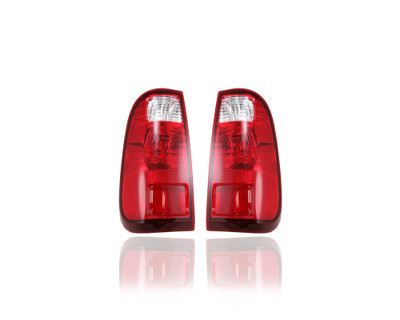 Tail Light - Compatible/Replacement for '08-16 Ford Pickup Super-Duty - Pair, Left Driver + Right Passenger Set - BC3Z13404A, BC3Z13405A