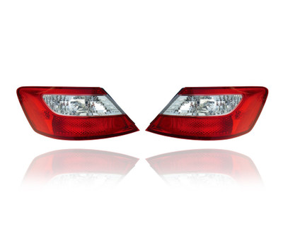 Tail Light - Compatible/Replacement for '06-08 Honda Civic Coupe - Pair, Left Driver + Right Passenger Set - 33501SVAA02, 33551SVAA02 - CAPA Tail Light - Compatible/Replacement for '06-08 Honda Civic Coupe - Pair, Left Driver + Right Passenger Set - 33501SVAA02, 33551SVAA02 - CAPA