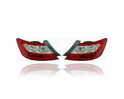 Tail Light - Compatible/Replacement for '09-11 Honda Civic Coupe - Pair, Left Driver + Right Passenger Set - 33501SVAA51, 33551SVAA51 Tail Light - Compatible/Replacement for '09-11 Honda Civic Coupe - Pair, Left Driver + Right Passenger Set - 33501SVAA51, 33551SVAA51
