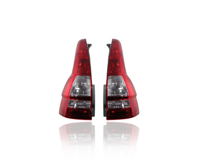 Tail Light - Compatible/Replacement for '07-11 Honda CR-V - Pair, Left Driver + Right Passenger Set - 33501SWAA02, 33551SWAA02 - CAPA Tail Light - Compatible/Replacement for '07-11 Honda CR-V - Pair, Left Driver + Right Passenger Set - 33501SWAA02, 33551SWAA02 - CAPA