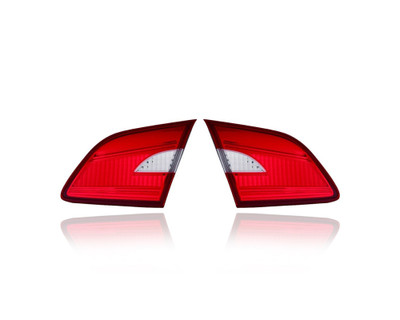 Tail Light - Compatible/Replacement for '16-19 Nissan Sentra - Inner On Trunk Lid - Pair, Left Driver + Right Passenger Set - 265503YU5A, 265553YU5A - CAPA Tail Light - Compatible/Replacement for '16-19 Nissan Sentra - Inner On Trunk Lid - Pair, Left Driver + Right Passenger Set - 265503YU5A, 265553YU5A - CAPA