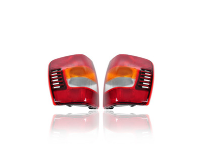 Tail Light - Compatible/Replacement for '02-04 Jeep Grand Cherokee - Pair, Left Driver + Right Passenger Set - 55155138AJ, 55155139AI - CAPA Tail Light - Compatible/Replacement for '02-04 Jeep Grand Cherokee - Pair, Left Driver + Right Passenger Set - 55155138AJ, 55155139AI - CAPA