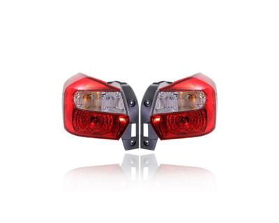 Tail Light - Compatible/Replacement for '12-16 Subaru Impreza-Wagon, 13-17 XV Crosstrek - Pair, Left Driver + Right Passenger Set - 84912FJ060, 84912FJ070 - CAPA