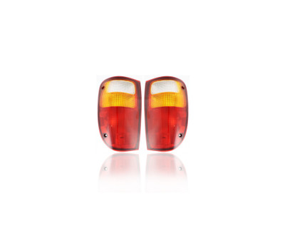 Tail Light - Compatible/Replacement for '01-08 Mazda Pickup B2300/2500/3000/4000 - Pair, Left Driver + Right Passenger Set - 1F2051150, 1F2051160 - CAPA Tail Light - Compatible/Replacement for '01-08 Mazda Pickup B2300/2500/3000/4000 - Pair, Left Driver + Right Passenger Set - 1F2051150, 1F2051160 - CAPA