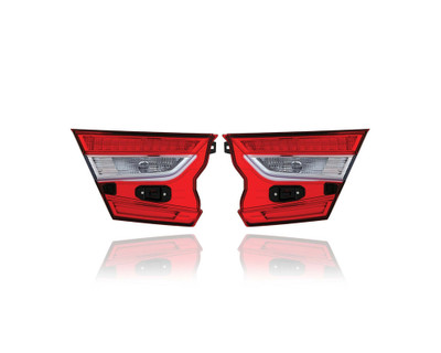 Tail Light Assembly - Compatible/Replacement for '18-20 Honda Accord Hybrid (Exclude Touring) - Inner On Trunk Lid - Pair, Left Driver + Right Passenger Set - 34150TVAA51, 34155TVAA51 - CAPA Tail Light Assembly - Compatible/Replacement for '18-20 Honda Accord Hybrid (Exclude Touring) - Inner On Trunk Lid - Pair, Left Driver + Right Passenger Set - 34150TVAA51, 34155TVAA51 - CAPA