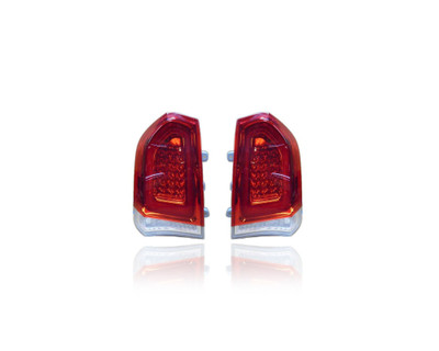 Tail Light Assembly - Compatible/Replacement for '15-21 Chrysler 300 Sedan - Chrome - Pair, Left Driver + Right Passenger Set - 68400290AA, 68400325AA Tail Light Assembly - Compatible/Replacement for '15-21 Chrysler 300 Sedan - Chrome - Pair, Left Driver + Right Passenger Set - 68400290AA, 68400325AA