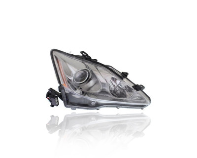 Headlight For LX2503133 06-08 Lexus IS250/350 - Right Hand - Passenger, HID-Type With Auto-Leveler, NSF
