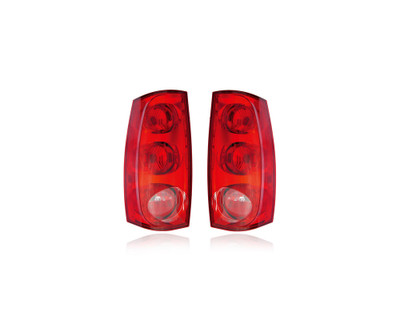 Tail Light Assembly - Compatible/Replacement for '07-14 GMC Yukon, 07-11 Yukon XL 1500/2500 - Pair, Left Driver + Right Passenger Set - 25975976, 25975975 - CAPA
