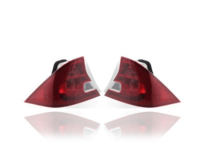 Tail Light Assembly - Compatible/Replacement for '01-03 Honda Civic Coupe - Pair, Left Driver + Right Passenger Set - 33501S5PA01, 33551S5PA01 Tail Light Assembly - Compatible/Replacement for '01-03 Honda Civic Coupe - Pair, Left Driver + Right Passenger Set - 33501S5PA01, 33551S5PA01