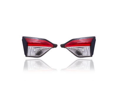 Tail Light Assembly - Compatible/Replacement for '20-21 Toyota Corolla Sedan L/LE/SE (North American Built) - Inner On Trunk Lid - Pair, Left Driver + Right Passenger Set - 8158002B60, 8159002750 CAPA Tail Light Assembly - Compatible/Replacement for '20-21 Toyota Corolla Sedan L/LE/SE (North American Built) - Inner On Trunk Lid - Pair, Left Driver + Right Passenger Set - 8158002B60, 8159002750 CAPA
