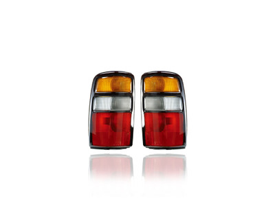 Tail Light Assembly - Compatible/Replacement for '04-06 Chevrolet/GMC Tahoe Suburban Yukon XL - Pair, Left Driver + Right Passenger Set - 15832092, 15832091 - CAPA