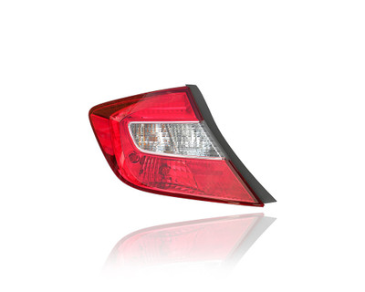 Tail Light Assembly - Compatible/Replacement for '12-12 Honda Civic Sedan - Left Hand - Driver - 33550TR0A01 - CAPA Tail Light Assembly - Compatible/Replacement for '12-12 Honda Civic Sedan - Left Hand - Driver - 33550TR0A01 - CAPA