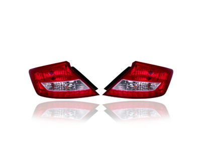 Tail Light Assembly - Compatible/Replacement for '12-13 Honda Civic Coupe - Pair, Left Driver + Right Passenger Set - 33500TS8A01, 33550TS8A01 Tail Light Assembly - Compatible/Replacement for '12-13 Honda Civic Coupe - Pair, Left Driver + Right Passenger Set - 33500TS8A01, 33550TS8A01