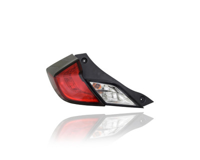 Tail Light Assembly - Compatible/Replacement for '16-20 Honda Civic Coupe - Outer On Body Quarter Panel - Left Hand - Driver - 33550TBGA01 Tail Light Assembly - Compatible/Replacement for '16-20 Honda Civic Coupe - Outer On Body Quarter Panel - Left Hand - Driver - 33550TBGA01