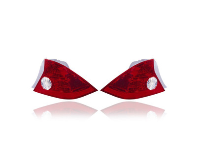 Tail Light Assembly - Compatible/Replacement for '04-05 Honda Civic Coupe - Pair, Left Driver + Right Passenger Set - 33501S5PA11, 33551S5PA11 Tail Light Assembly - Compatible/Replacement for '04-05 Honda Civic Coupe - Pair, Left Driver + Right Passenger Set - 33501S5PA11, 33551S5PA11